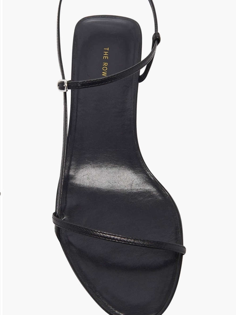 The Row Bare Sandal, Black, Size 36 - Picture 2 of 11